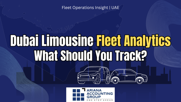 Dubai limousine fleet analytics featured image with luxury vehicles and UAE fleet operations insight