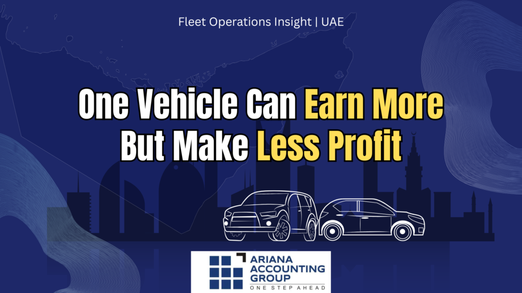 vehicle profitability Dubai limousine featured image showing one vehicle earning more but making less profit