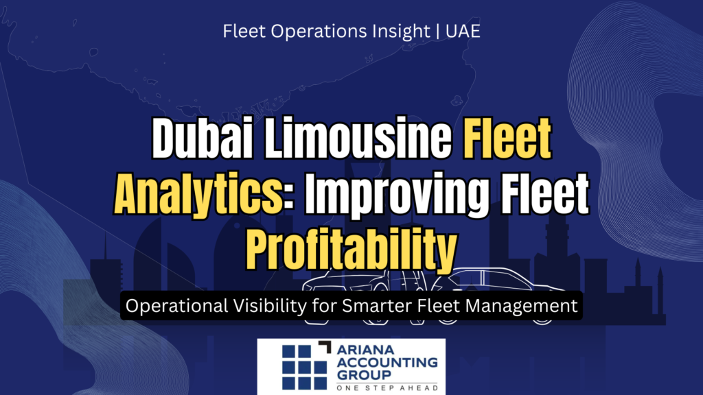 Dubai limousine fleet analytics showing operational visibility and fleet profitability insights for UAE limousine operators