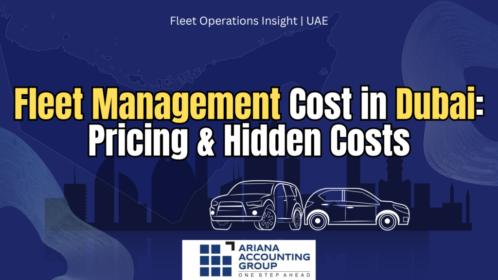 Fleet management operations in Dubai with vehicles on city roads