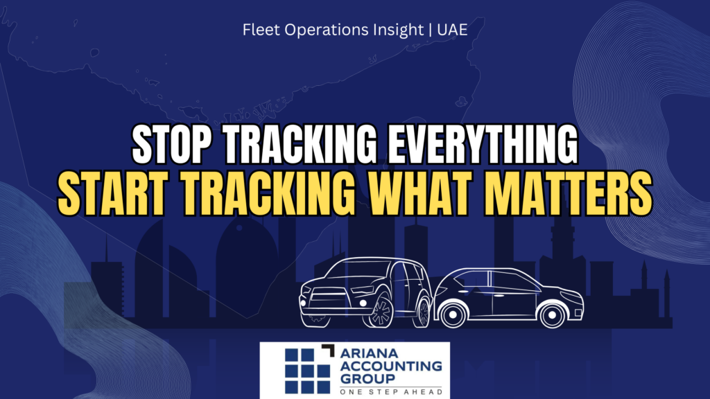 fleet KPIs in Dubai highlighting key profitability metrics like idle time cost per trip and dead mileage