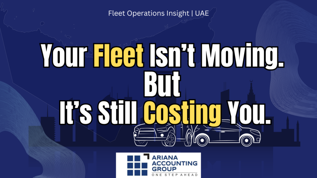 idle time in fleet management showing vehicles not generating revenue while increasing costs