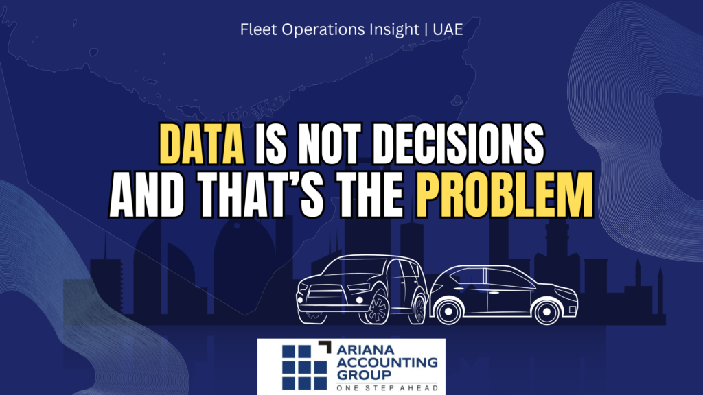 fleet data does not reduce costs without proper decision making in fleet operations