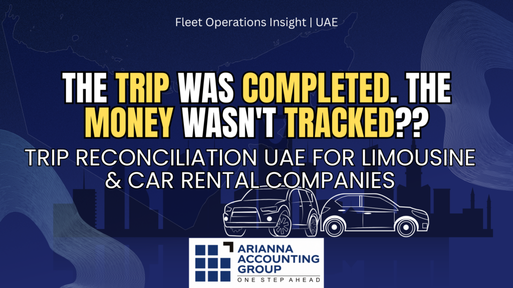 Trip reconciliation UAE for limousine and car rental companies
